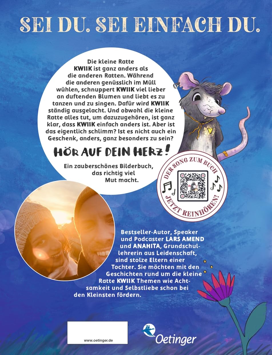 Die kleine Ratte Kwiik: Weil ich anders bin - Ein Bilderbuch über Selbstliebe Bild